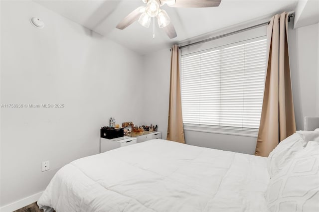 6831 SW 44th St Unit 112, Miami, FL 33155 - bedroom with baseboards and a ceiling fan