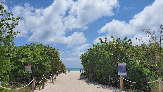 8530 Byron Ave Unit 502, Miami Beach, FL 33141 - surrounding community with view of water and beach