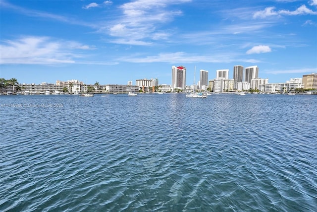410 Golden Isles Dr Unit 603, Hallandale Beach, FL 33009 - water view with a city view