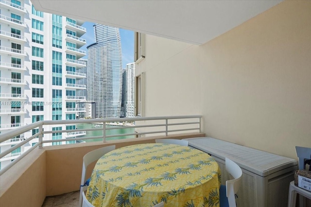 888 Brickell Key Dr Unit 1502, Miami, FL 33131 - balcony featuring a water view