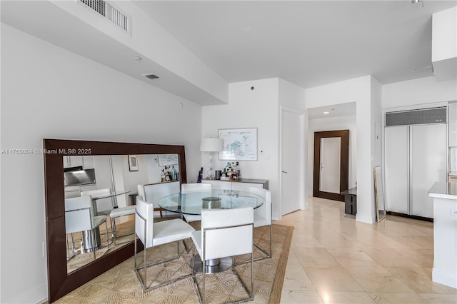 1000 S Pointe Dr Unit 506, Miami Beach, FL 33139 - dining space with visible vents