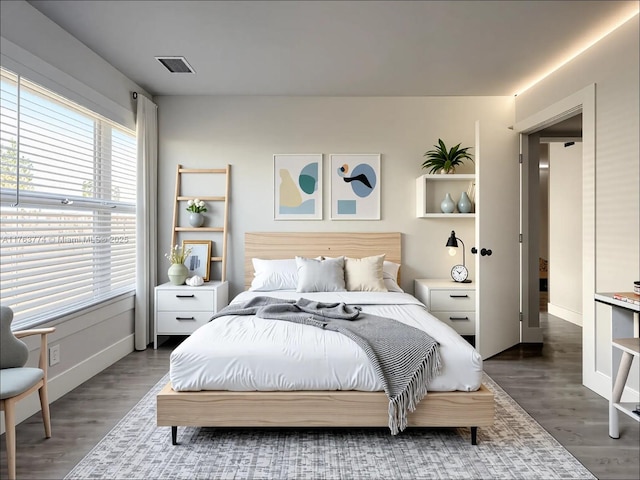 1770 E Las Olas Blvd Unit 302, Fort Lauderdale, FL 33301 - bedroom with wood finished floors and baseboards