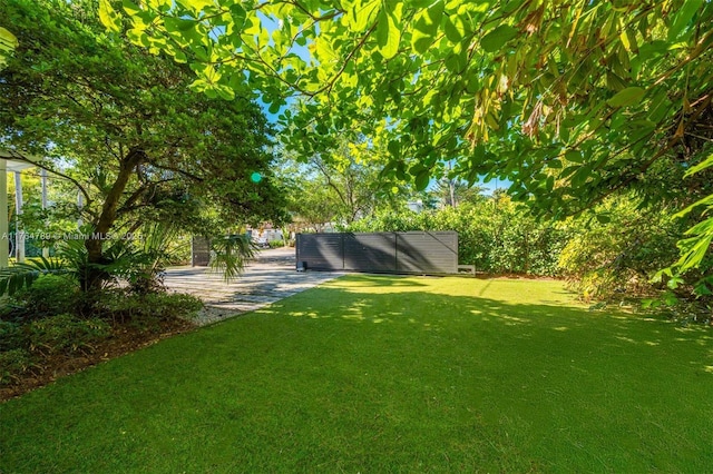 view of yard