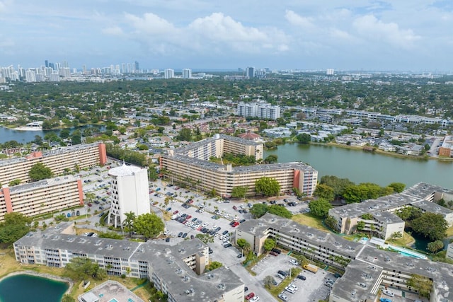 1710 NE 191st St Unit 315-3, Miami, FL 33179 - birds eye view of property featuring a view of city and a water view