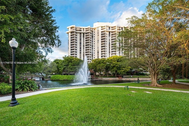 1000 Quayside Ter Unit 903, Miami, FL 33138 - view of home's community featuring a yard and a water view