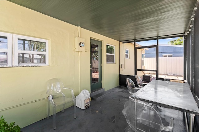 5233 NE 4th Ave, Oakland Park, FL 33334 - view of unfurnished sunroom