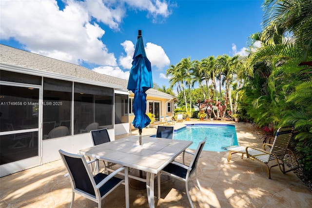 311 NW 197th Ave, Pembroke Pines, FL 33029 - pool featuring outdoor dining area and a patio