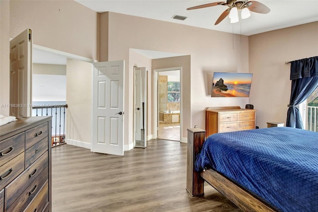 15852 SW 14th St, Pembroke Pines, FL 33027 - bedroom with wood finished floors and ensuite bathroom