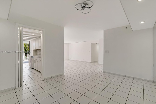 4000 Towerside Ter Unit 302, Miami, FL 33138 - empty room featuring recessed lighting and light tile patterned floors