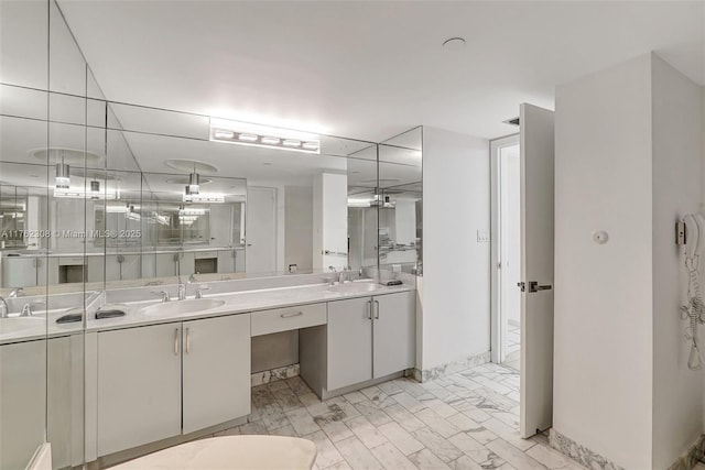 4000 Towerside Ter Unit 302, Miami, FL 33138 - bathroom featuring double vanity