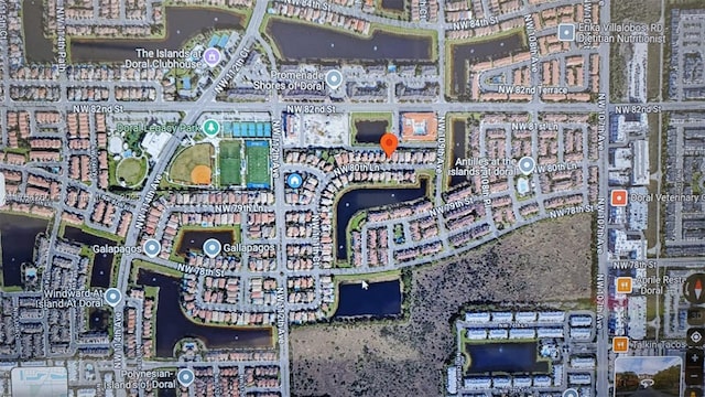 11009 NW 80th Ln, Doral, FL 33178 - aerial map of property and surrounding area