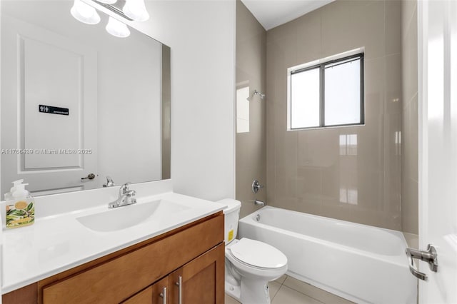 14555 SW 32nd St, Miami, FL 33175 - full bathroom with vanity, bathtub / shower combination, and toilet