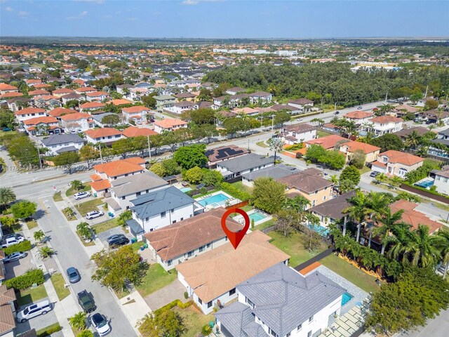 14555 SW 32nd St, Miami, FL 33175 - bird's eye view featuring a residential view