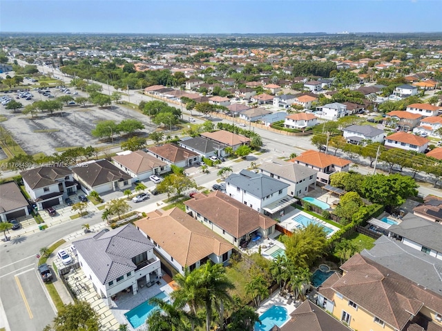 14555 SW 32nd St, Miami, FL 33175 - birds eye view of property with a residential view