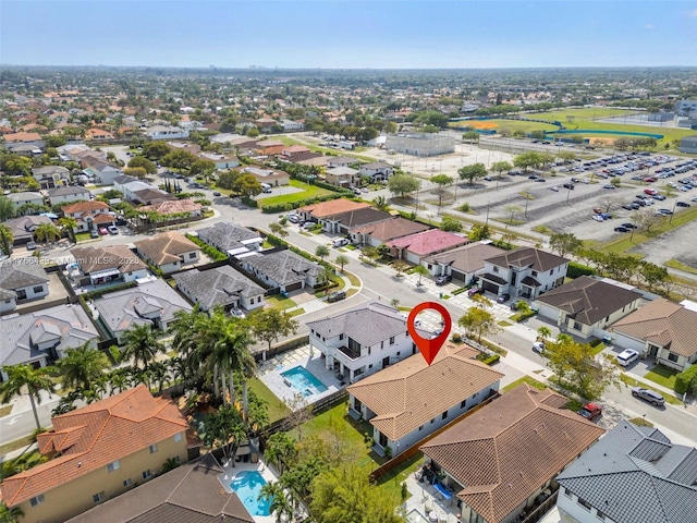 14555 SW 32nd St, Miami, FL 33175 - bird's eye view with a residential view