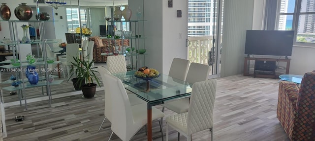 1825 S Ocean Dr Unit 914, Hallandale Beach, FL 33009 - dining area with wood finished floors
