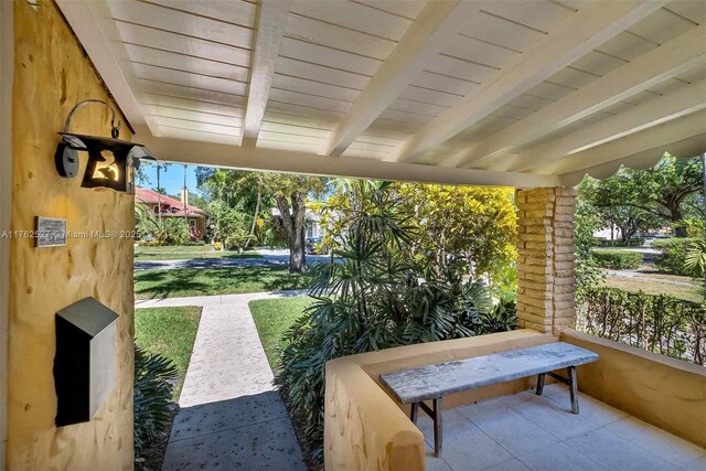 view of patio