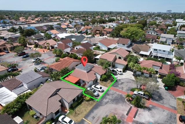 8918 SW 5th Ter, Miami, FL 33174 - bird's eye view featuring a residential view