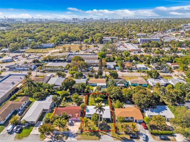 1522 NE 148th St, Miami, FL 33161 - bird's eye view featuring a city view