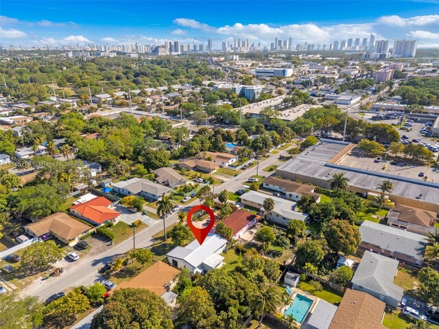 1522 NE 148th St, Miami, FL 33161 - bird's eye view featuring a city view