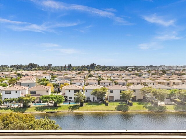 800 NE 195th St Unit 716, Miami, FL 33179 - bird's eye view featuring a residential view and a water view