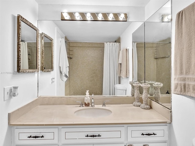 800 NE 195th St Unit 716, Miami, FL 33179 - full bathroom featuring curtained shower, toilet, and vanity