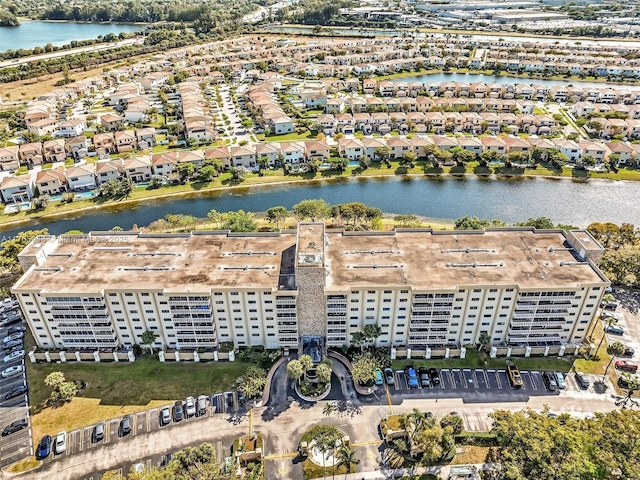 800 NE 195th St Unit 716, Miami, FL 33179 - aerial view with a water view and a residential view