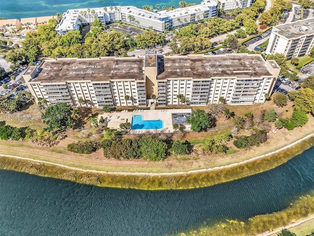 800 NE 195th St Unit 716, Miami, FL 33179 - bird's eye view featuring a view of city and a water view