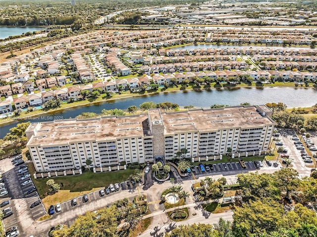 800 NE 195th St Unit 716, Miami, FL 33179 - bird's eye view with a residential view and a water view