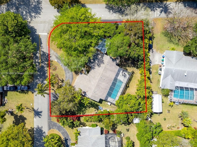 17554 SW 85th Ave, Palmetto Bay, FL 33157 - view of property location featuring property parcel outlined