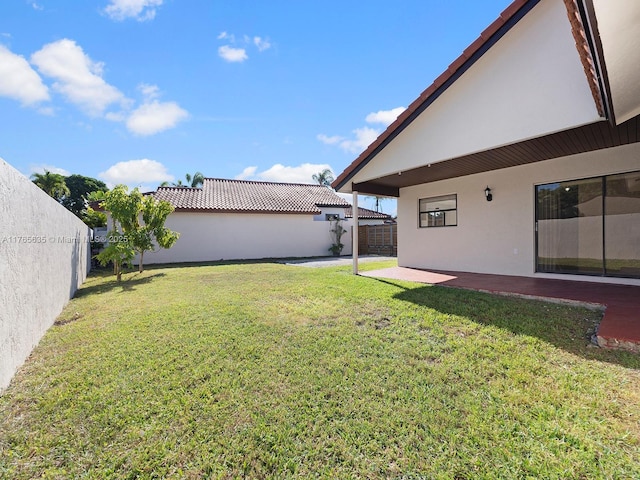 13481 SW 103rd St, Miami, FL 33186 - view of yard with a patio area and a fenced backyard