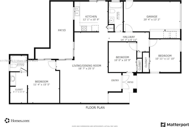 13481 SW 103rd St, Miami, FL 33186 - view of layout
