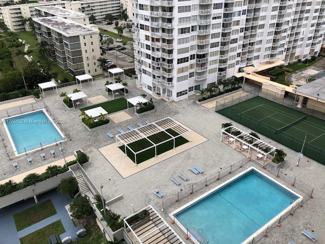 drone / aerial view