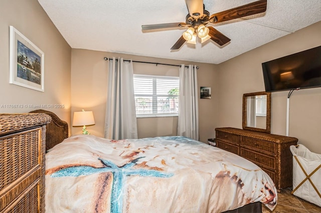 1045 Country Club Dr Unit 304, Margate, FL 33063 - bedroom with ceiling fan and a textured ceiling