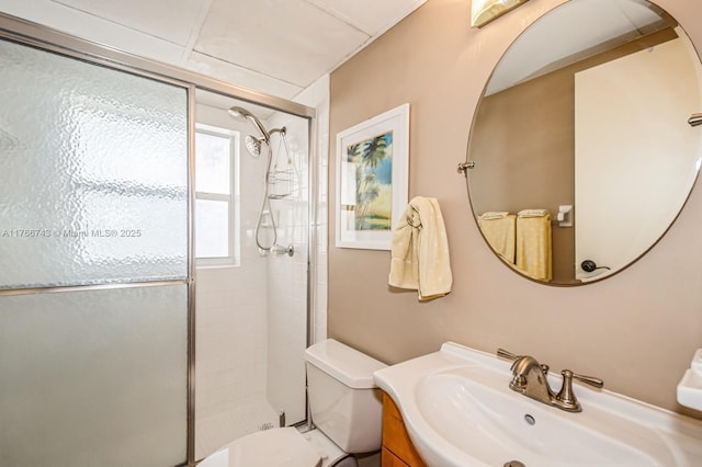 1045 Country Club Dr Unit 304, Margate, FL 33063 - full bathroom featuring a shower stall, toilet, and a sink