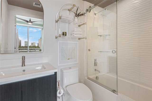 1150 102nd St Unit 501, Bay Harbor Islands, FL 33154 - full bathroom featuring bath / shower combo with glass door and vanity