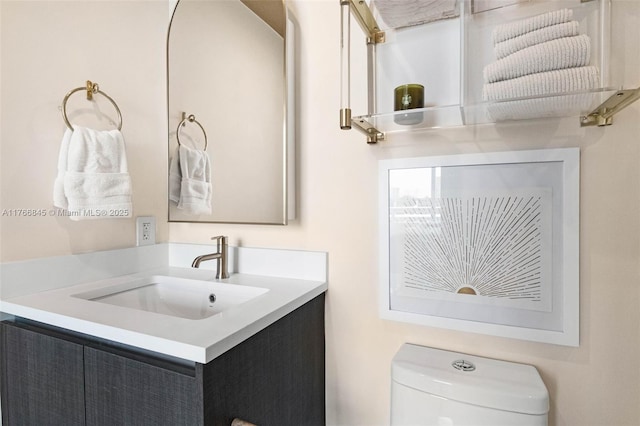 1150 102nd St Unit 501, Bay Harbor Islands, FL 33154 - bathroom with vanity and toilet