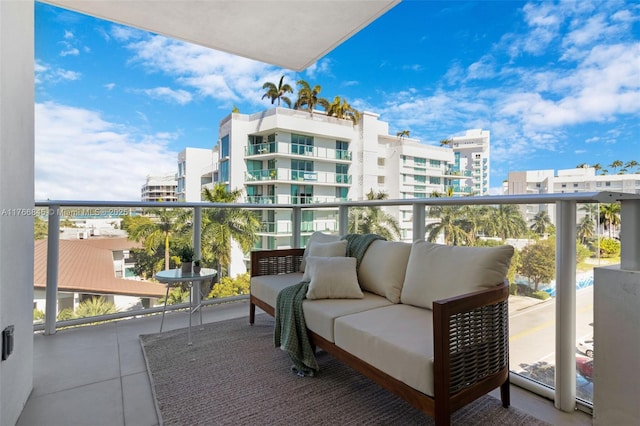 1150 102nd St Unit 501, Bay Harbor Islands, FL 33154 - balcony featuring an outdoor hangout area