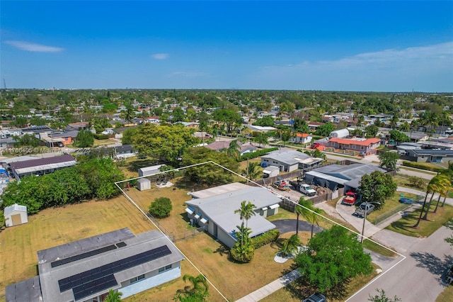 drone / aerial view