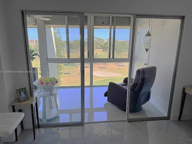 3836 Via Poinciana Unit 604, Lake Worth, FL 33467 - entryway featuring healthy amount of natural light