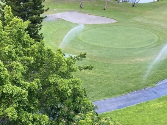 surrounding community with golf course view
