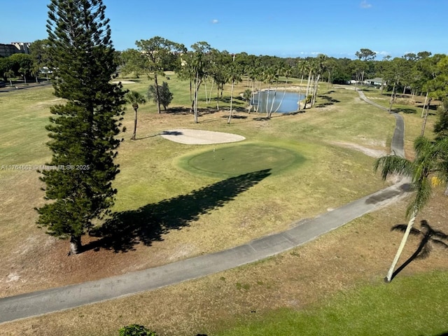 view of community featuring a water view