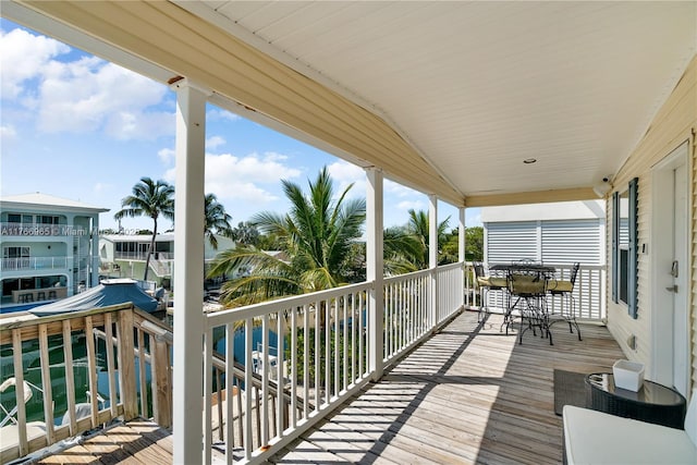 view of deck
