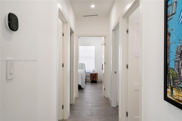 corridor featuring visible vents