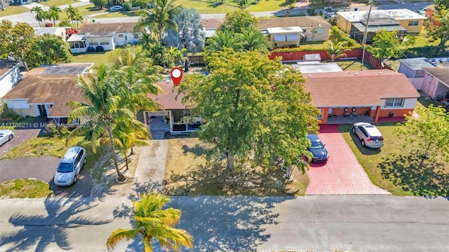 2813 SW 67th Ln, Miramar, FL 33023 - drone / aerial view featuring a residential view