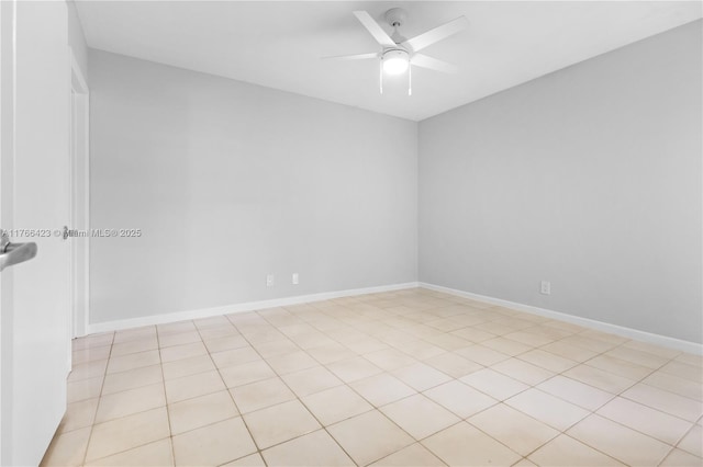 3040 NE 16th Ave Unit 104, Oakland Park, FL 33334 - unfurnished room featuring ceiling fan and baseboards