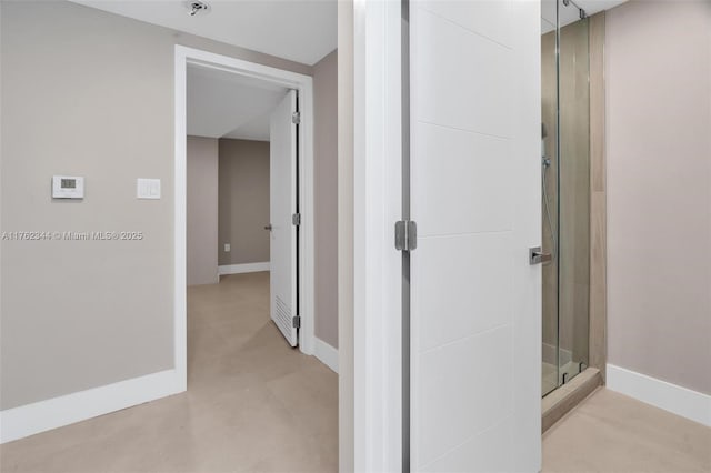 5255 Collins Ave Unit 9B, Miami Beach, FL 33140 - full bath with baseboards and a shower stall