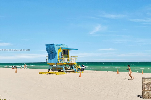 5255 Collins Ave Unit 9B, Miami Beach, FL 33140 - water view with local beach