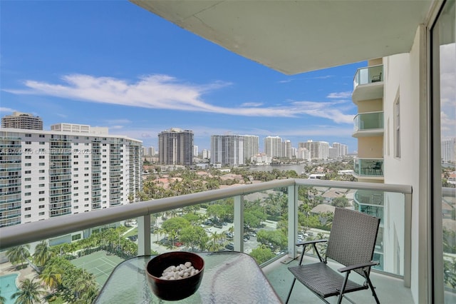19370 Collins Ave Unit 1504, Sunny Isles Beach, FL 33160 - drone / aerial view featuring a water view and a city view
