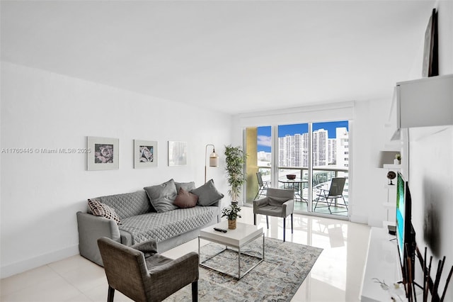 19370 Collins Ave Unit 1504, Sunny Isles Beach, FL 33160 - living area featuring tile patterned flooring